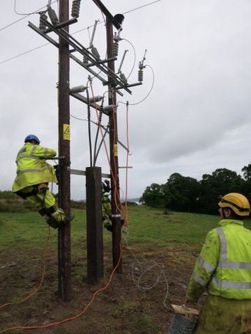 Power On at Sròndoire Community Wind Farm